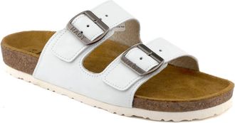 Naot Womens Santa Barbara Sandal In White Leather