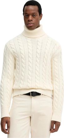 Bally Mkn 087 Turtleneck Trui - Heren - Coltruien - Beige - 2XL - Wol - Truien & Vesten