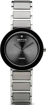 Bering Dameshorloge Charity 29 mm Armband Roestvrijstalen Band met Keramische Elementen 11429-Charity 2 - Dames - Horloges - Zwart - ONE Size - Accessoires