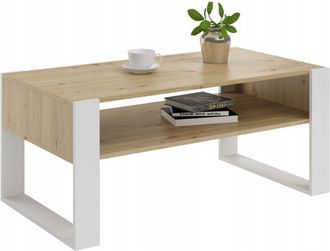 OEM Tavolino Da Caff&egrave; Kaja Artisan In Rovere/bianco Per Il Soggiorno Mk Room