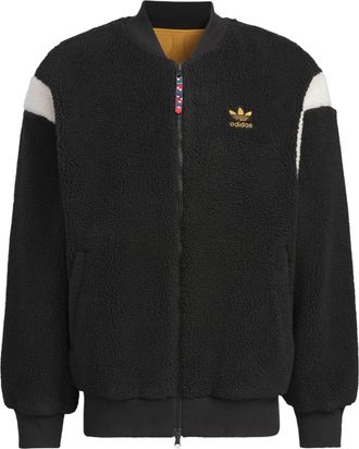 adidas Originals X Feifei Ruan Reversible Sherpa Bomber Asia Sizing Black Yellow IX4215