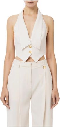 Elisabetta Franchi Mujer, Chaquetas, Blanco, Talla: L