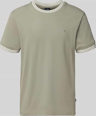 Joop T-Shirt mit Kontraststreifen Modell Jose in Lind, Gr&ouml;&szlig;e XXXL