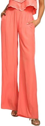 Ramy Brook Embroidered Bodice Jumpsuit in Coral at Nordstrom, Size Xx-Small