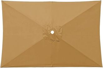 OEM Toldo De Recambio Para Sombrilla Rectangular 200 X 300 Cm, Toldo De Recambio Para Sombrilla De Terraza De 6 Varillas