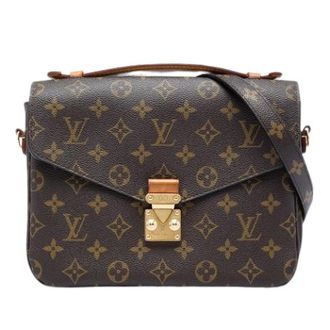 Louis Vuitton Tweedehands Canvas Louis Vuitton tassen - Dames - Pre-owned - Bruin - Maat: ONE Size