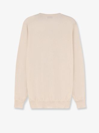 Brunello Cucinelli Mens Cashmere Sweater V-Neck Beige