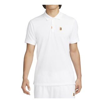 Nike Polo Dry-Fit Heritage Slim T-shirt Asia Sizing White DA4380-101
