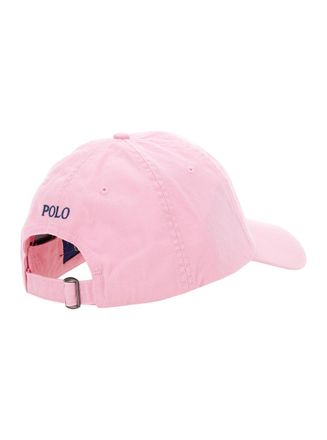 Polo Ralph Lauren Mens Baseball Cap, Pink Cotton Hat