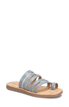 Korks Marisol Toe Loop Slide Sandal in Lt Blue at Nordstrom Rack, Size 6