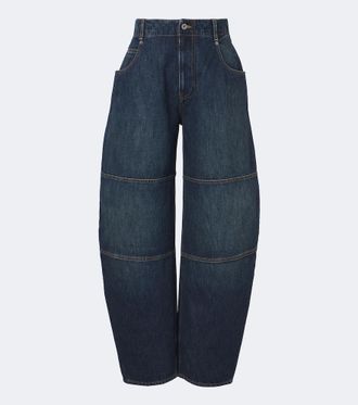 Loewe Faded barrel-leg jeans