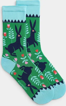 Bleufor&ecirc;t Womens Colourful rabbit socks