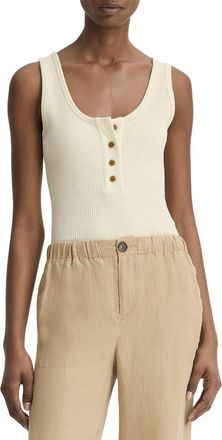 Vince Rib Henley Tank