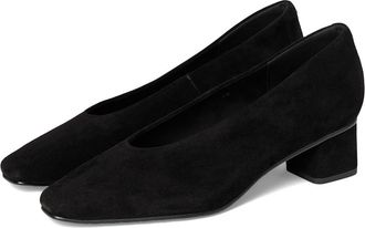 Vaneli Solara High Womens Heels Black Suede : 9.5 N (AA), Leather/Suede