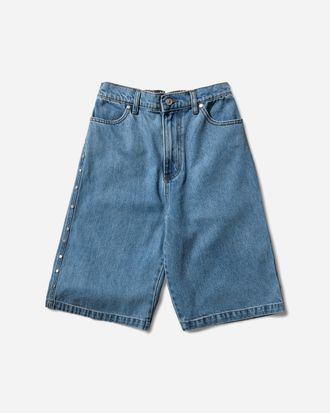 AFB Men s Studded Wide Shorts Blue