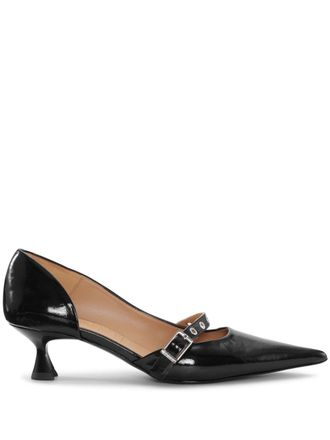 Ganni Pumps con occhielli - Nero