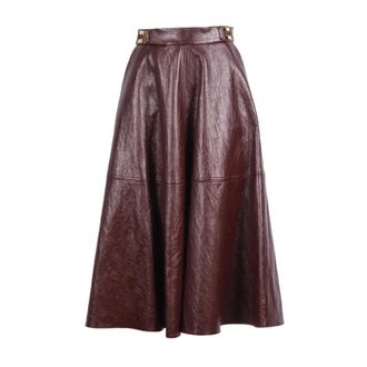 Elisabetta Franchi Dames, Rokken, Bruin, Maat: M