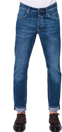 Siviglia Slim-fit Jeans - Heren - Slim Fit Jeans - Blauw - W29 - Katoen - Jeans