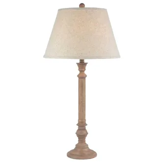 Hill Interiors Solenne Table Lamp (UK Plug) in Brown