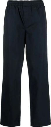 Aspesi Blauwe Casual Broek - Heren - Straight fit broeken - Blauw - XL - Katoen - Broeken