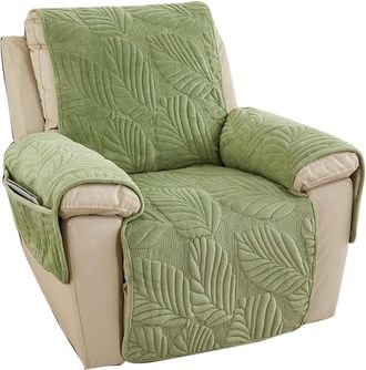 Gabrielle Funda El&aacute;stica Para Sill&oacute;n Reclinable De 1 Plaza, S&aacute;bana De Felpa Corta, Funda Para Sill&oacute;n Reclinable El&eacute;ctrico Con Bolsillos Y El&aacute;stico, Funda Antide