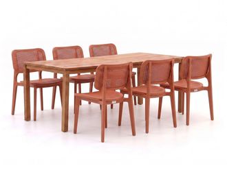 Forza Furniture Forza Xitta/Liverpool 210cm dining tuinset 7-delig