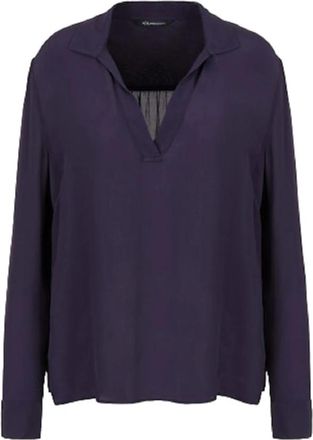 A|X Armani Exchange 3Dyh 09 1593 Blouse - Dames - Blouses - Blauw - L - Overhemden