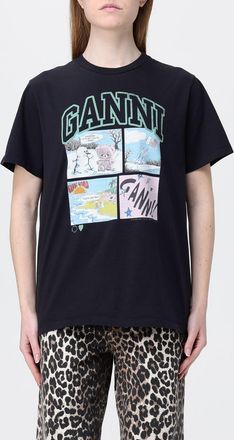 Ganni T-shirts in cotone stampata Ganni