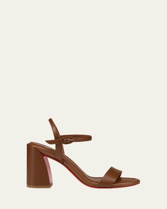 Christian Louboutin 85mm Miss Jane Leather Sandals