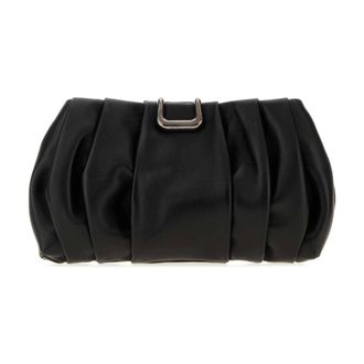 Brunello Cucinelli Dames, Tassen, Zwart, Maat: ONE Size Leer