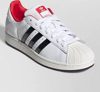 adidas leather low-top sneakers