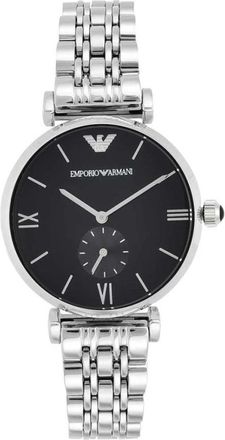 Emporio Armani Retro Horloge Ar 1676 - Heren - Horloges - Grijs - ONE Size - Accessoires