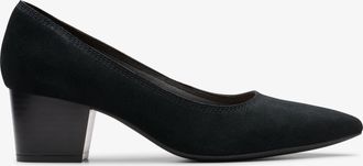 Clarks Ellanie Hope Black Suede