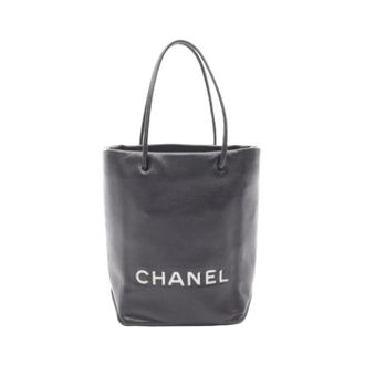 Chanel Pre-owned Tote Bags, female, Black, Size: ONE SIZE Pre-owned Vintage Tote Bag