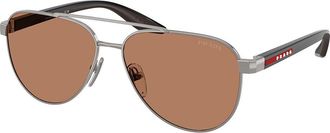 Prada PS A52S 5AV20D Mens Sunglasses Gunmetal Size 58