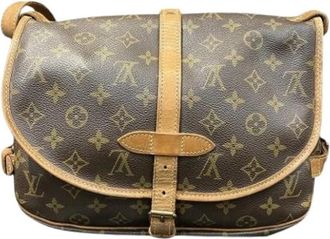 Louis Vuitton Pre-owned Vintage Monogram Schoudertas - unisex - Vintage Schoudertas - Bruin - ONE Size - Leer - Vintage