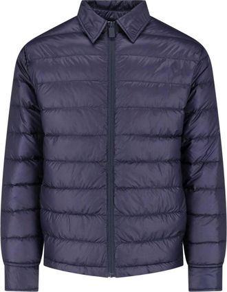 Aspesi Blue Quilted Nylon Jacket
