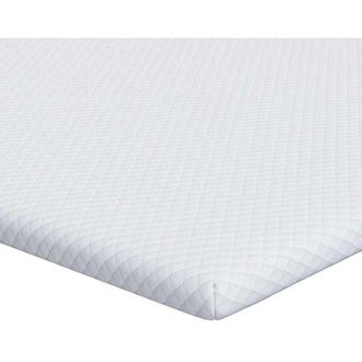 vidaXL Mattress Pads White 140 x 190 cm 100% polyester jacquard fabric Vidaxl