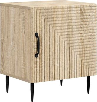 vidaXL Armario De Noche Roble Sonoma 43 X 34,5 X 50 Cm Vidaxl