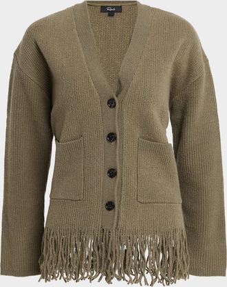 Rails Kairi Fringe Wool-Blend Cardigan