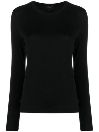Theory Katoenen T-shirt - Zwart
