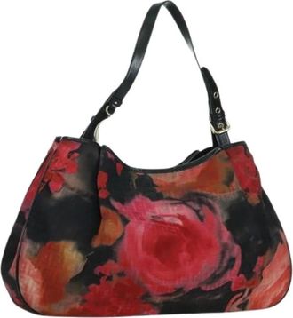 Fendi Pre-owned Shoulder Bags, female, Red, Size: ONE SIZE Pre-owned Vintage Zucchino Canvas Tote Bag