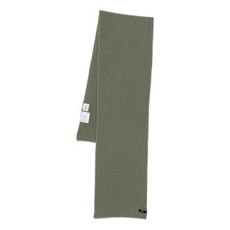 Arte Donkergroene Label Sjaal - Heren - Wintersjaals - Groen - ONE Size - Accessoires