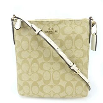 Coach Pre-owned Cross Body Bags, female, Beige, Size: ONE SIZE Pre-owned Plastic shoulder-bags
