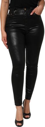 Dolce & Gabbana Black High Waist Skinny GRACE Denim Womens Jeans (Pre-Owned)