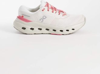On Cloudrunner 3 sneakers da corsa bianche e rosa-Marrone