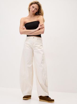 Twik Womens Low-rise barrel jean