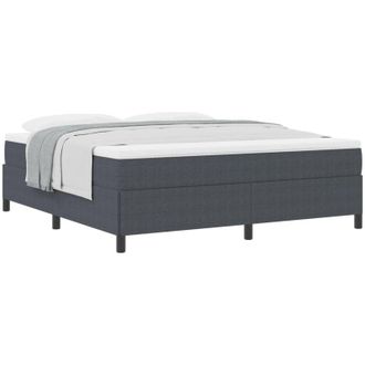 vidaXL Estructura De Cama Gris Oscuro 180 X 200 Cm Telas De Pana Vidaxl