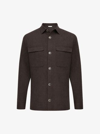 Gentiluomo Overshirt Remo | Donkerbruin