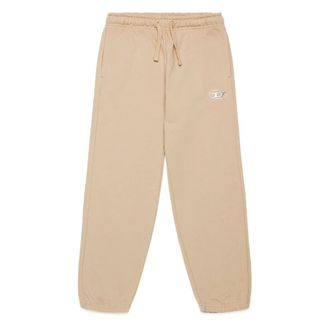 Diesel Fleece Jogger Trousers - male - Diesel - Sweatpants - Beige - 10 Y - Kids